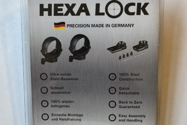 Sauer 100 QD Hexalock Mount 1"